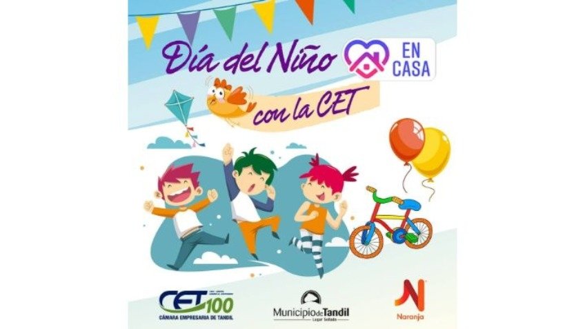 Comenzó la promo "Día del niño en casa con la CET"